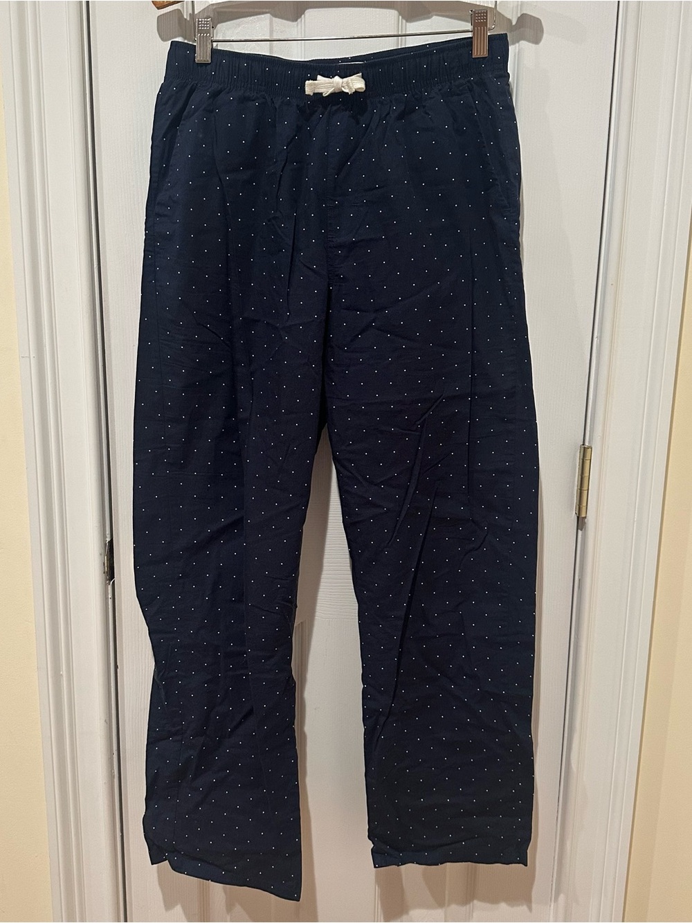 Old Navy Women's Navy Polka Dot Lounge Pants, Size Medium